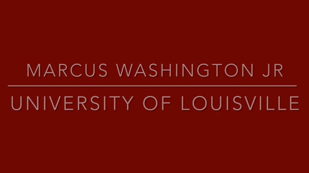 marcus washington jr university of louisville lb