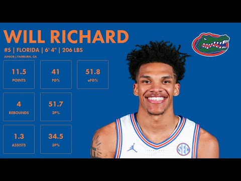 will richard 2024 nba draft scouting highlights florida