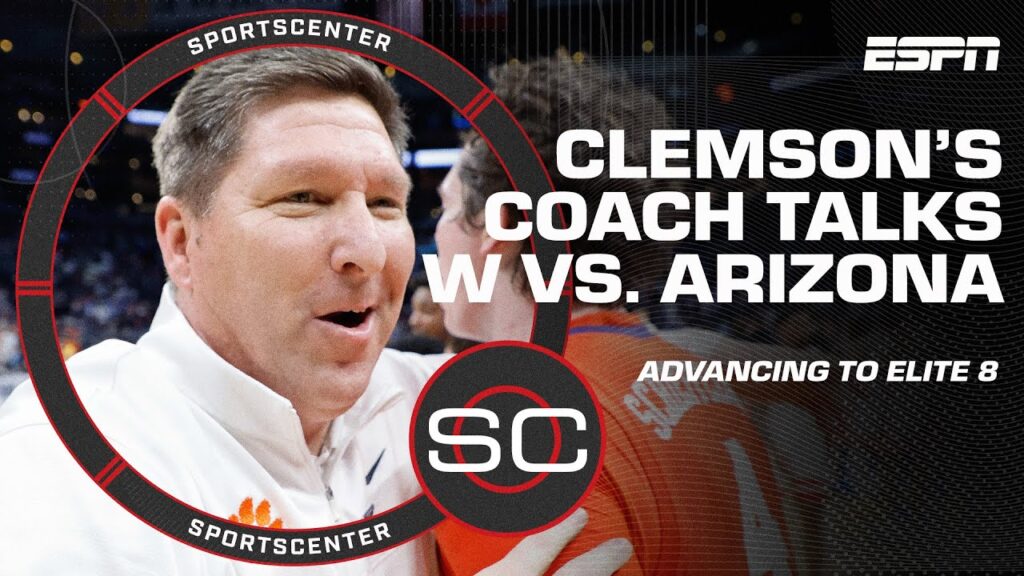 clemsons brad brownell discusses the key to tigers 2nd elite 8 in school history sportscenter