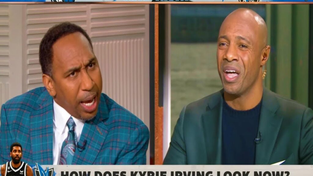 stephen a and jay williams get into ugly personal feud over kyrie irving trade to mavericks nba