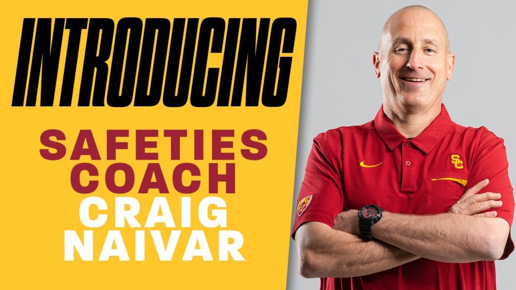 usc football safeties coach craig naivar introduction