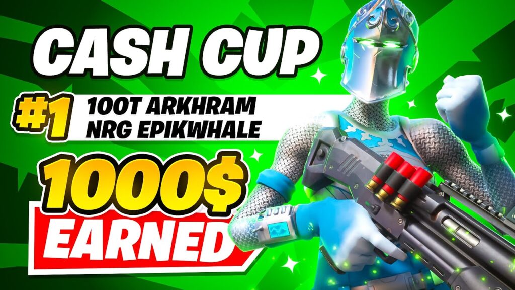 1st in the duo cash cup with nrg epikwhale 1000 100t arkhram