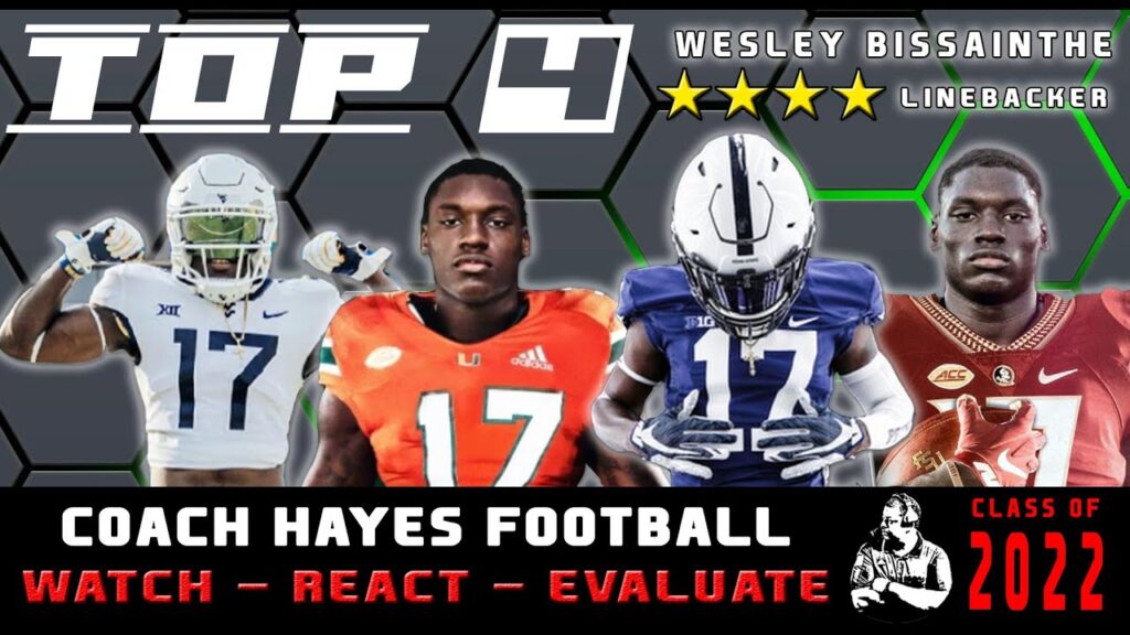 4e2ad90 lb wesley bissainthe highlights he is a pure beast on the field this is a must f09f9180 wre