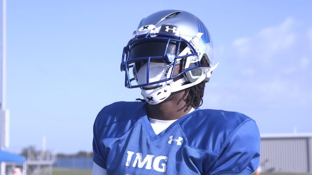 5 star feature alabama commit jacorey brooks of img academy is one of the nations best receivers