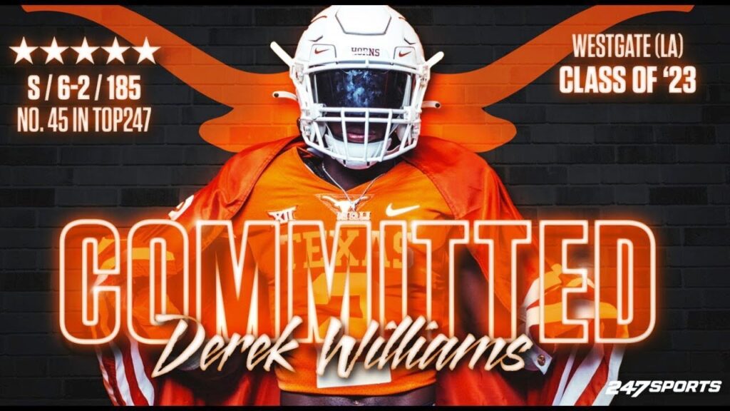 5 star texas commit derek williams 2021 highlights
