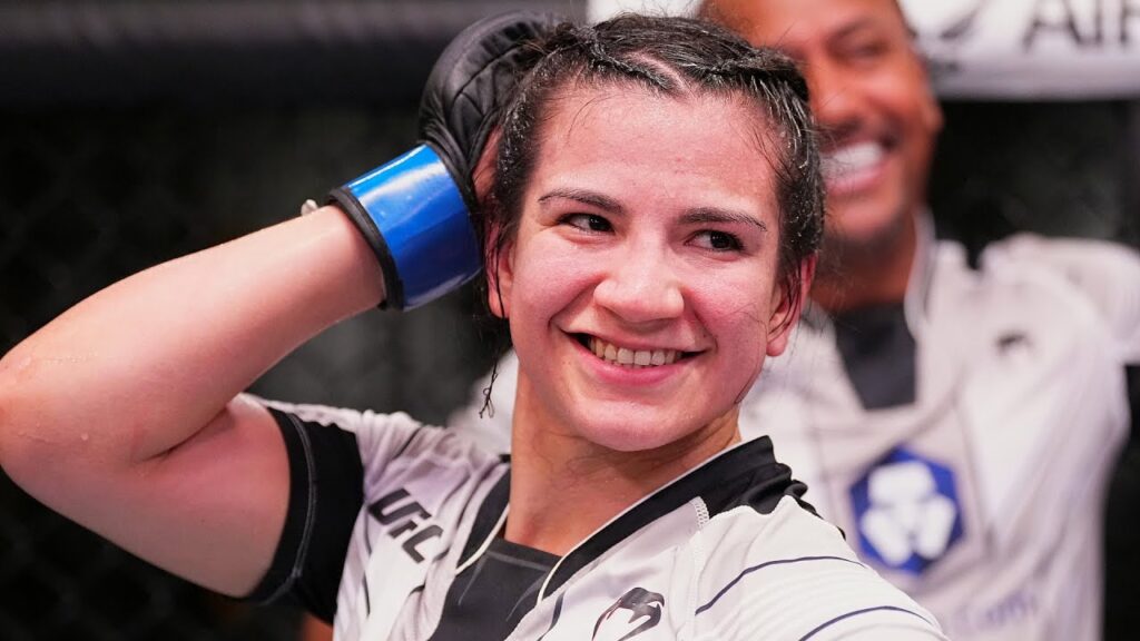 ailin perez octagon interview ufc vegas 77