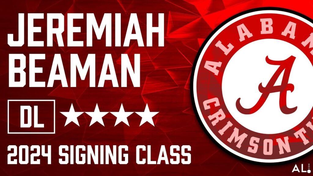alabama signee jeremiah beaman highlights from parker high school in birmingham