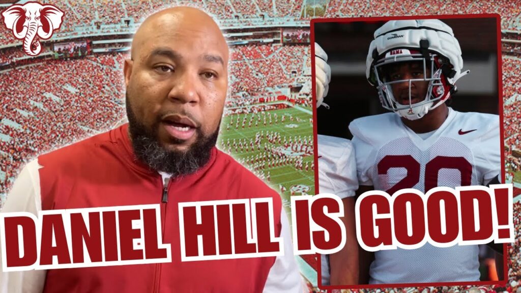 alabama spring update coach robert gillespie on freshmen rb daniel hill hes good