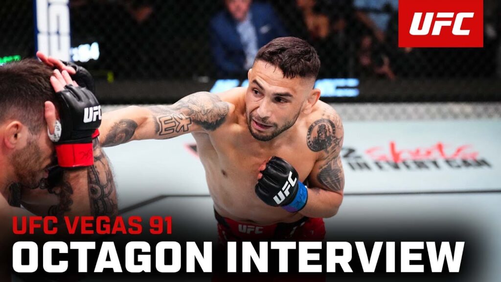 alex perez octagon interview ufc vegas 91
