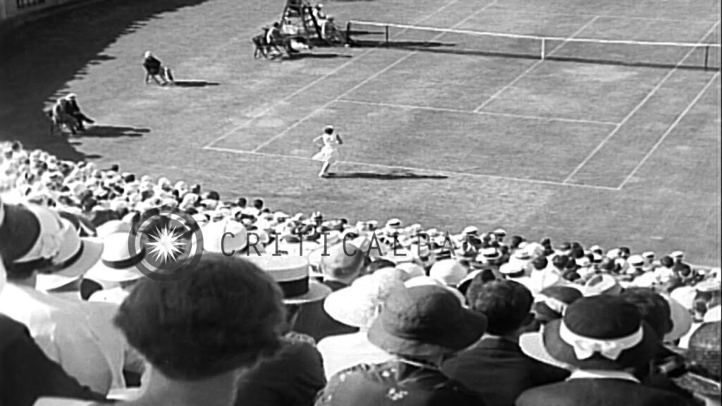 americas helen jacob wins against margaret scriven of england in the wight cup c hd stock footage