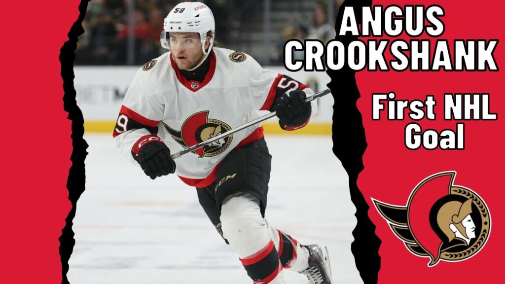 angus crookshank 59 ottawa senators first nhl goal dec 19 2023