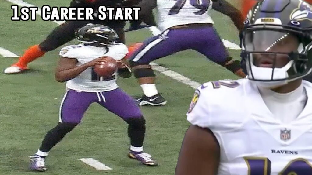 anthony brown first career nfl start highlightsf09f9180 ravens vs bengals highlights