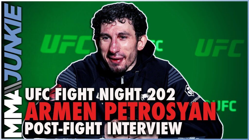 armen petrosyan wont make callout after ufc debut win ufcvegas49