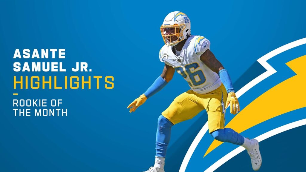 asante samuel jr highlights defensive rookie of the month