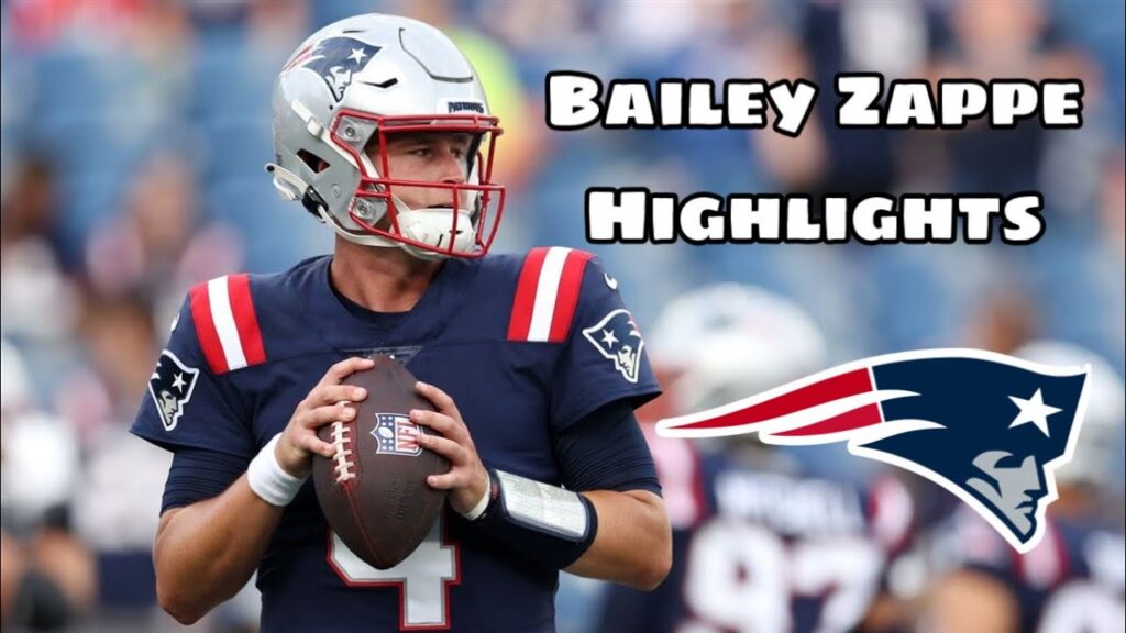 bailey zappe 2022 2023 rookie highlights new england patriots