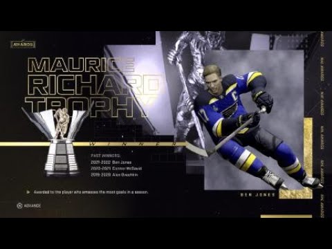 ben jones gets just about every nhl trophy you could get