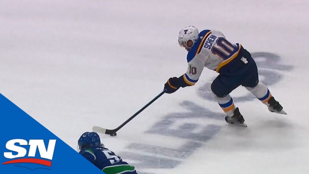 brayden schenn wins it for blues with breakaway goal in overtime