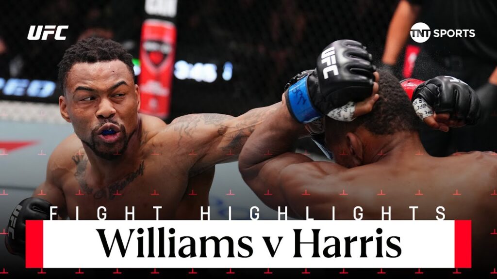 brutal right hand f09f918a kalinn williams vs carlston harris ufc fight night highlights