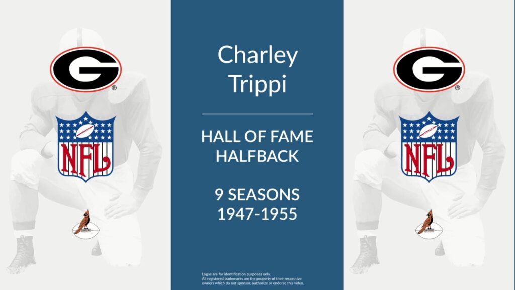 charley trippi hall of fame football halfback and quarterback