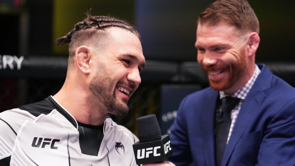 christos giagos octagon interview ufc vegas 71