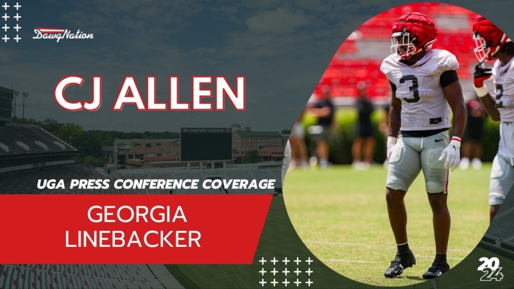 cj allen shares great welcome to georgia moment why hes excited to continue lbu legacy