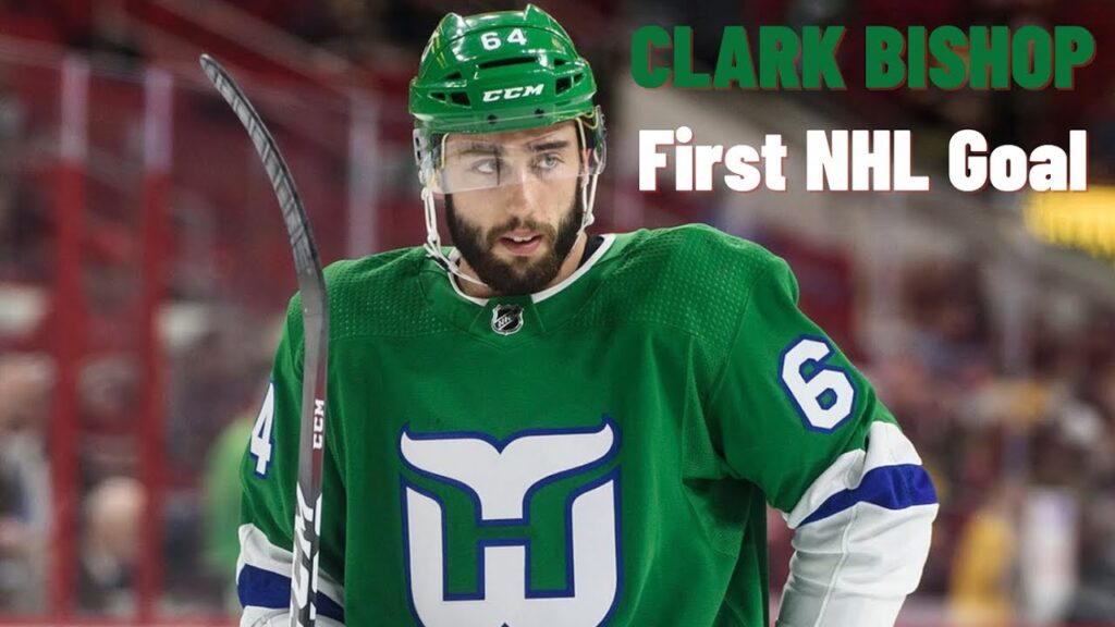 clark bishop 64 carolina hurricanes first nhl goal dec 7 2018