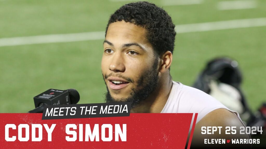 cody simon discusses ohio states defense ahead of big ten opener