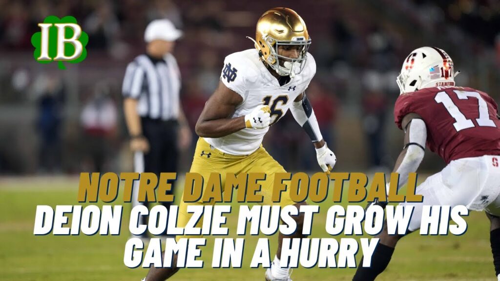 deion colzie is an intriguing player for notre dame