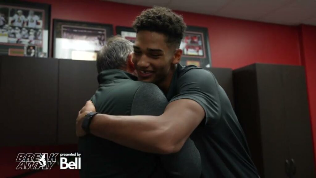 djibril toure signs entry level contract breakaway presented by bell s4 e7