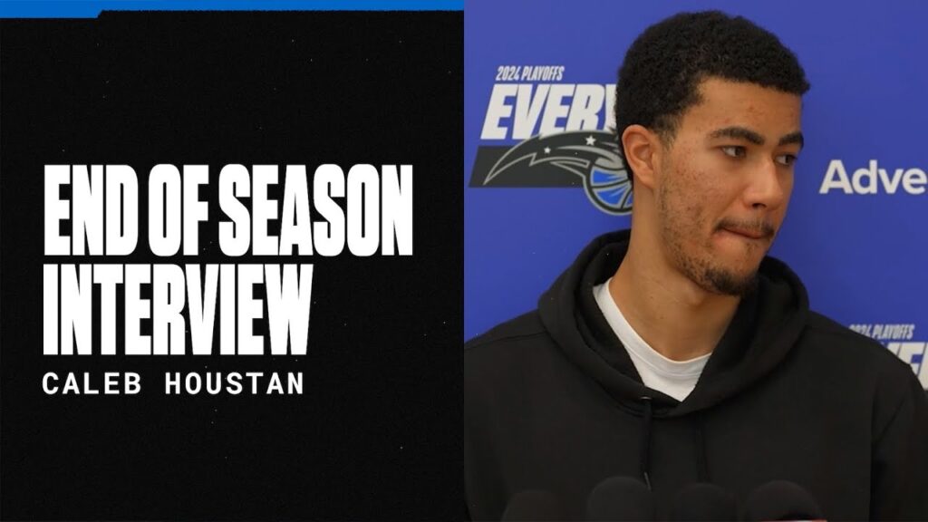 end of season interview caleb houstan