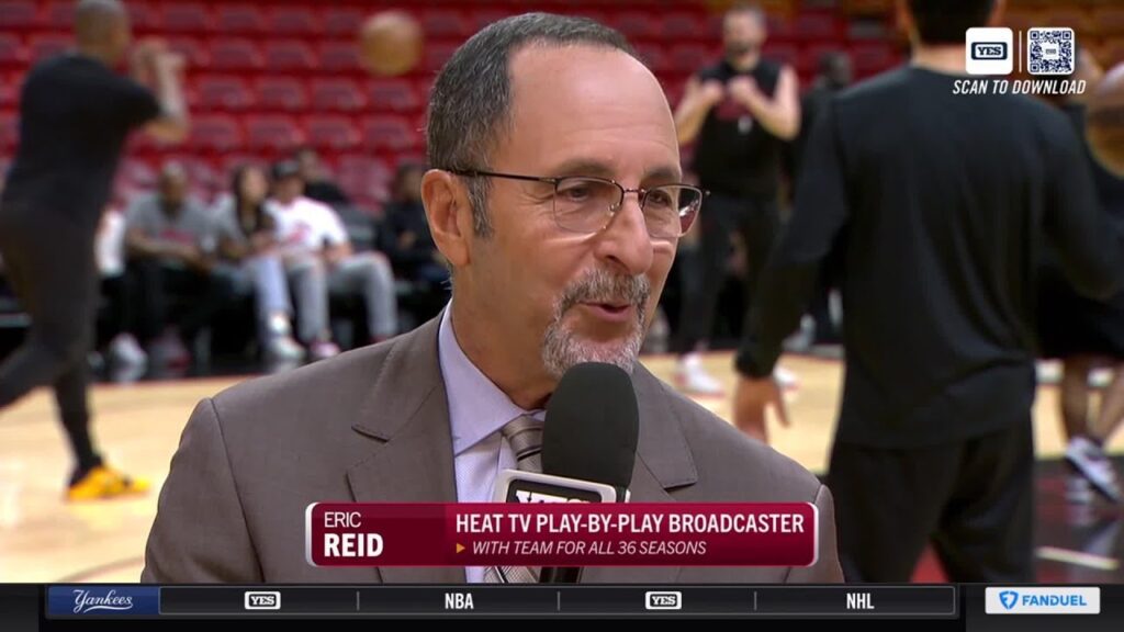 eric reid talks ny roots and lengthy career as heat pbp broadcaster