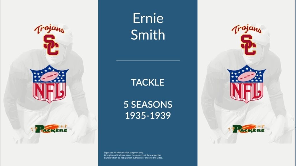 ernie smith football tackle and placekicker
