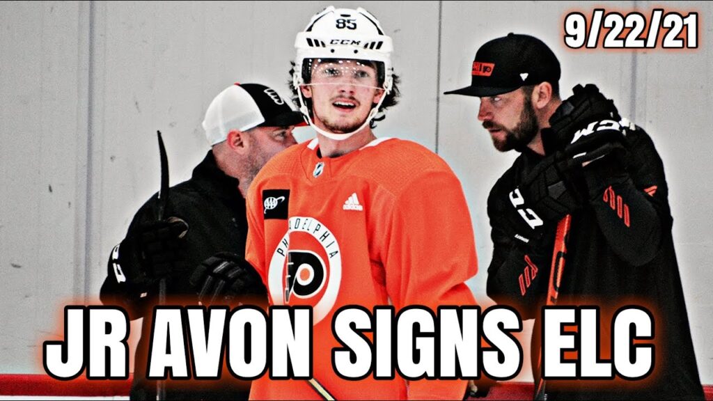 flyers sign jr avon to a 3 year entry level contract 9 22 21