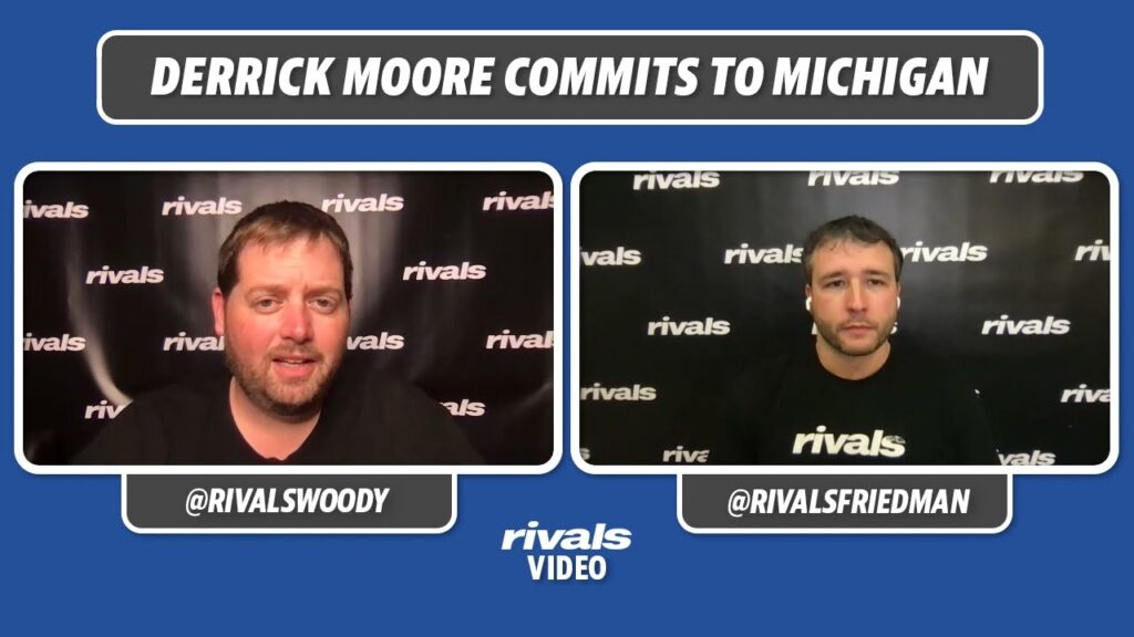 four star de derrick moore commits to michigan