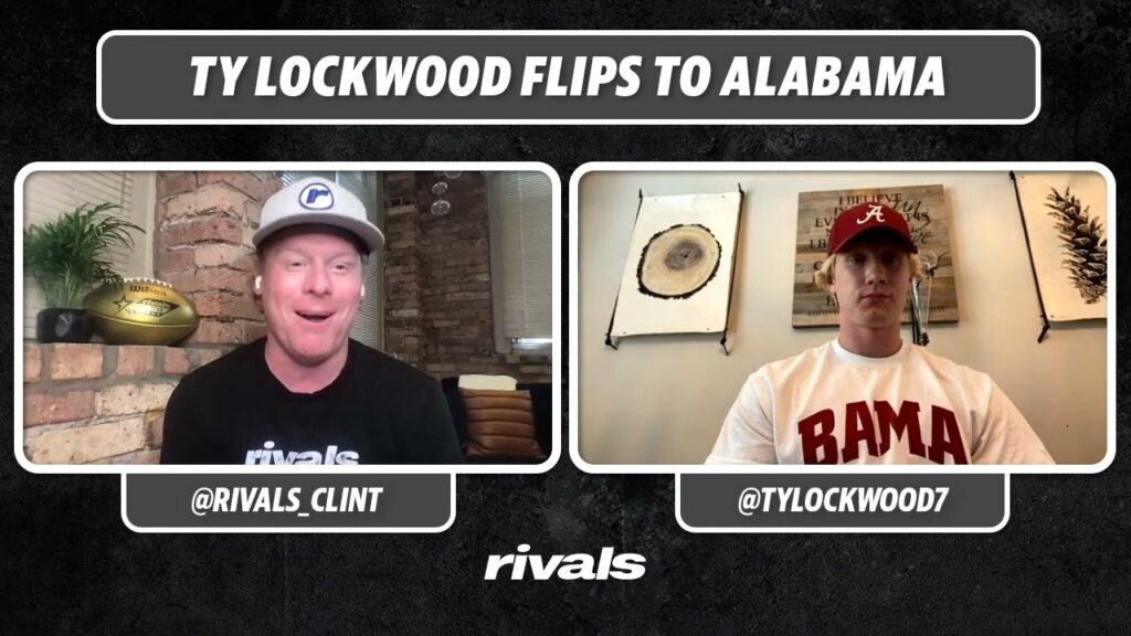 four star te ty lockwood flips to alabama