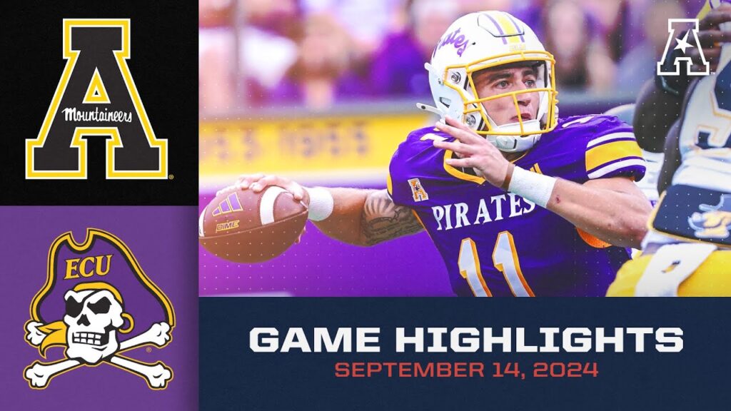 game highlights app state vs east carolina september 14 2024