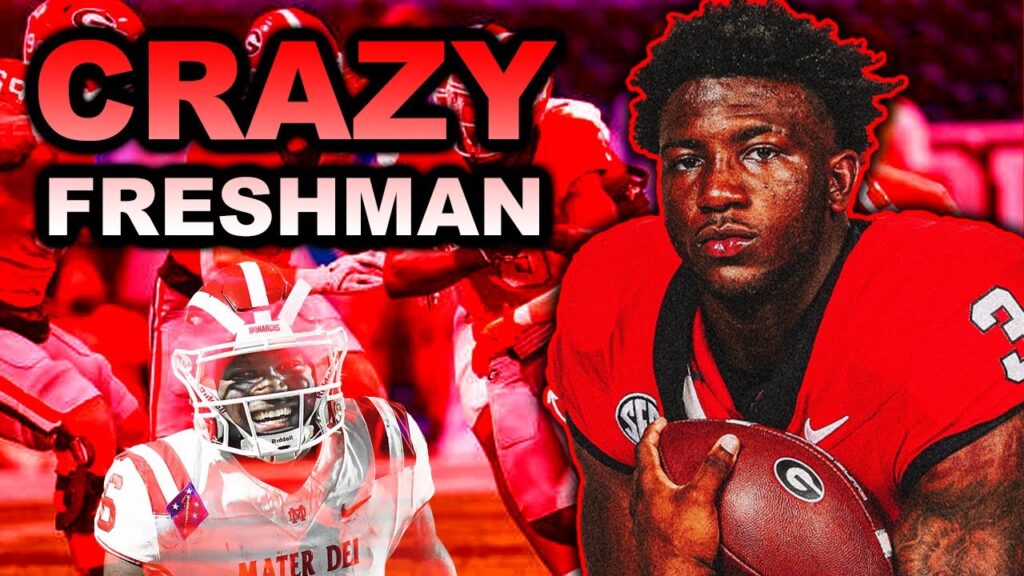georgia has the craziest freshman rb in college football meet nate frazier
