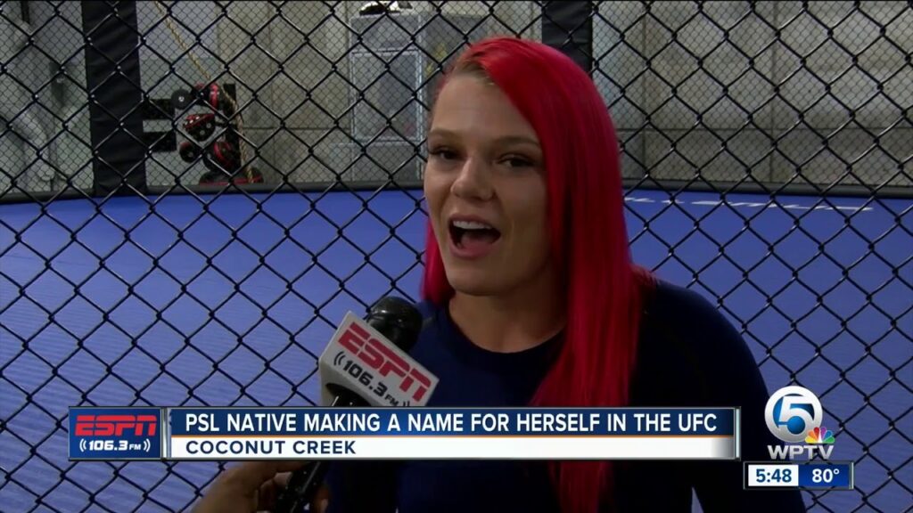 gillian robertson making a name for herself in the ufc