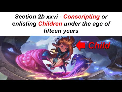 how many war crimes in league of legends