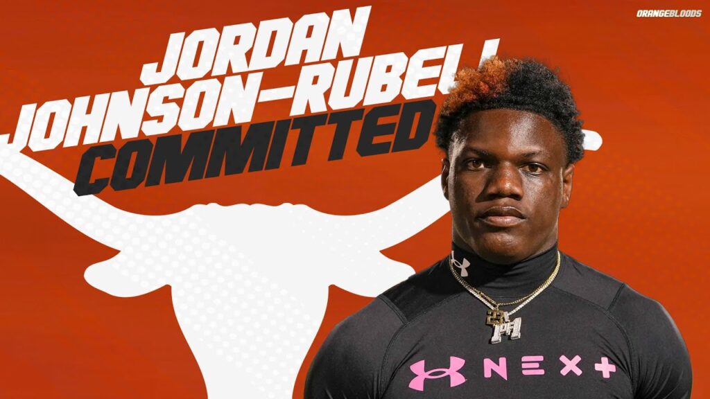 jordan johnson rubell commits to texas breaking news 4 star defensive back