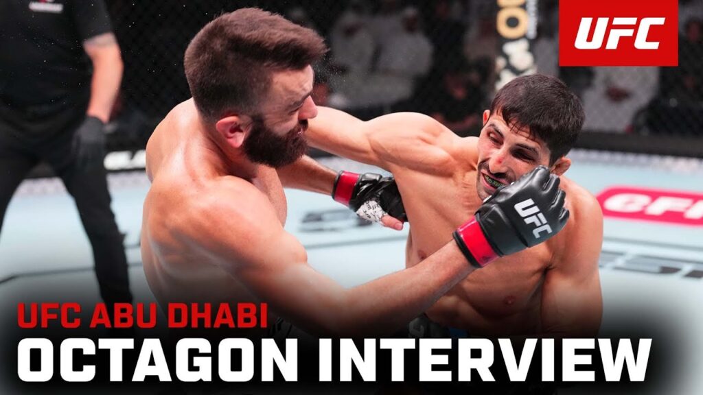 kaue fernandes octagon interview ufc abu dhabi