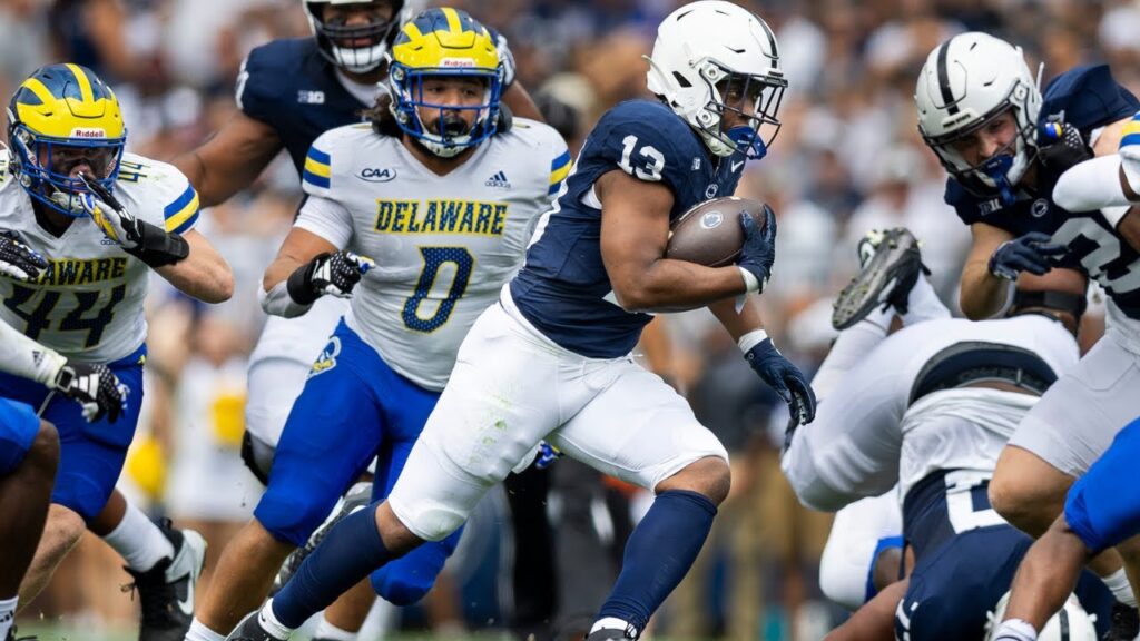 kaytron allen penn state nittany lions running back 2023 sophomore highlights