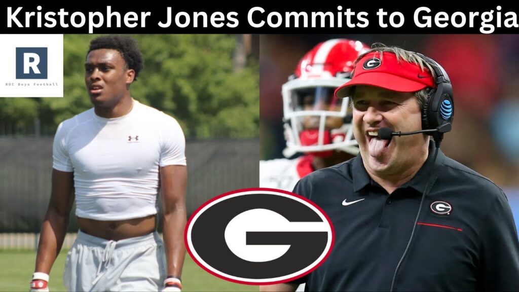 kristopher jones commits to georgia georiga football chasing the best class ever who is next
