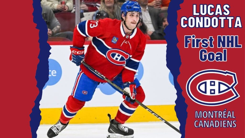 lucas condotta 73 montreal canadiens first nhl goal apr 13 2023