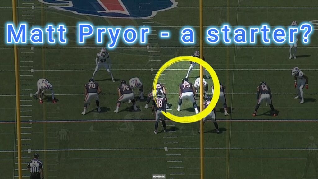 matt pryor chicago bears starting right guard