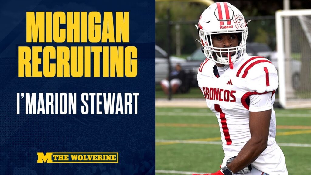 michigan commit is versatile imarion stewart michigan football i wolverines