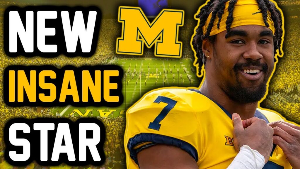 michigan has the most insane backup rb in college football meet donovan edwards
