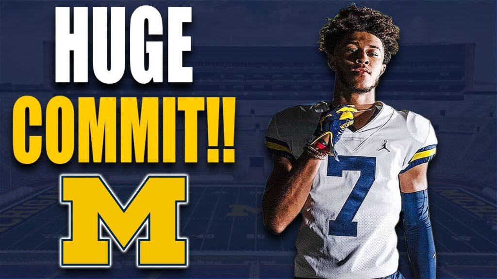 michigan lands huge commitment from 4 star legacy recruit channing goodwin
