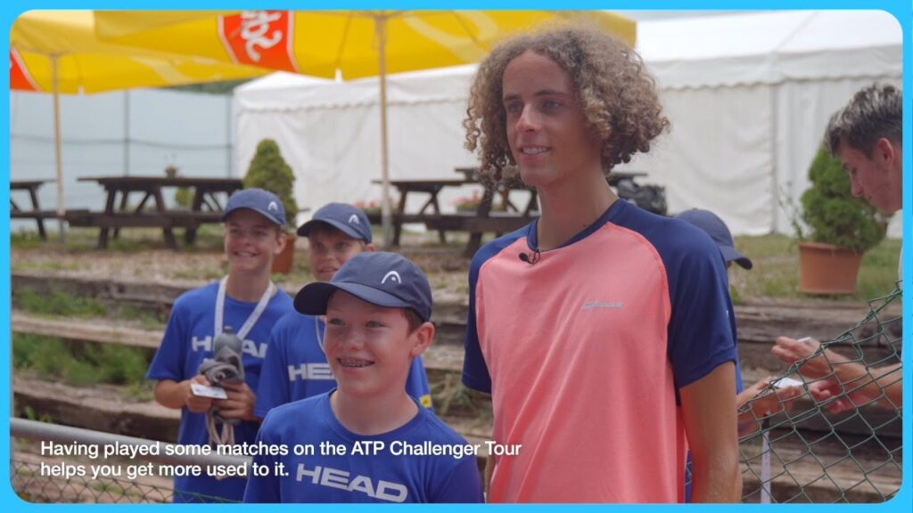 mika brunold behind the racket