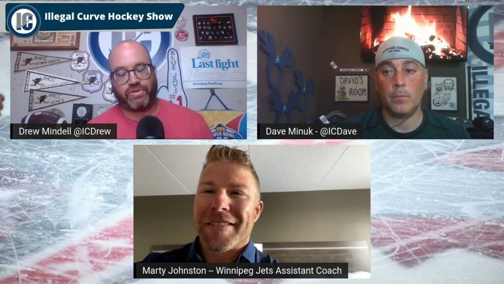 new winnipeg jets assistant coach marty johnston on the illegal curve hockey show